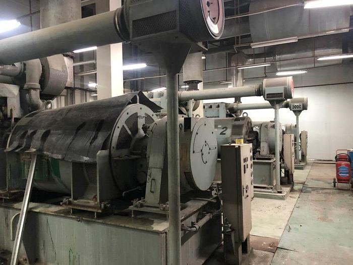 Used Mitsubishi S6U2-PTA x 3 generators 50 Hz with Low working hours