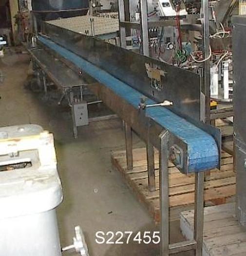 Used Conveyor, Belt, 6" x 22', S/st, Pack Off, #S227455