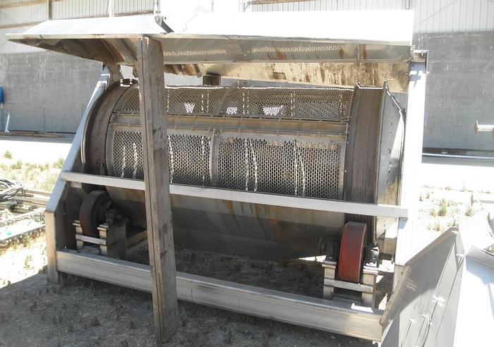 Used Washer, Rotary, Odenberg, 48" x 7', S/st, Less Drive, #S741831