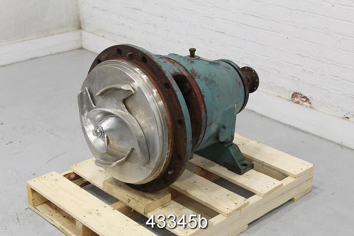 Used Goulds 3175 Pump Power End, 18" Diameter Stainless Steel Box #43345