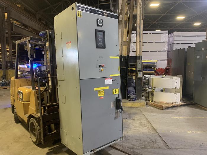 Used GENERAL ELECTRIC LIMITAMP C7160A1189 600 HP CONTROLLER W/ DRAW-OUT AIR-BREAK CONTACTOR
