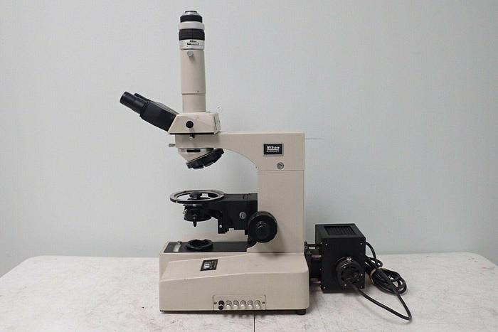 Used Nikon Biophot Trinocular Microscope
