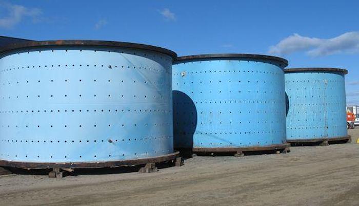Used Mill, Ball, 21.75' x 43', ANI, 10,000 KW, Double Pinion, #D740108
