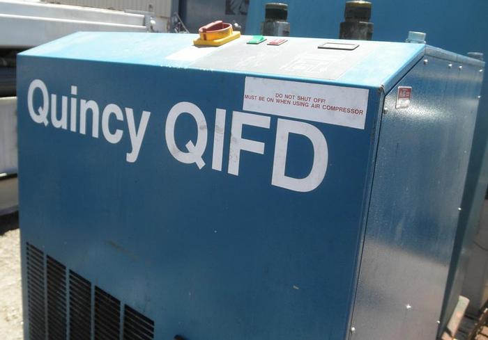 Used Compressor, Air, 100 HP, Quincy, 250 PSI, Air Dryer, #C741780