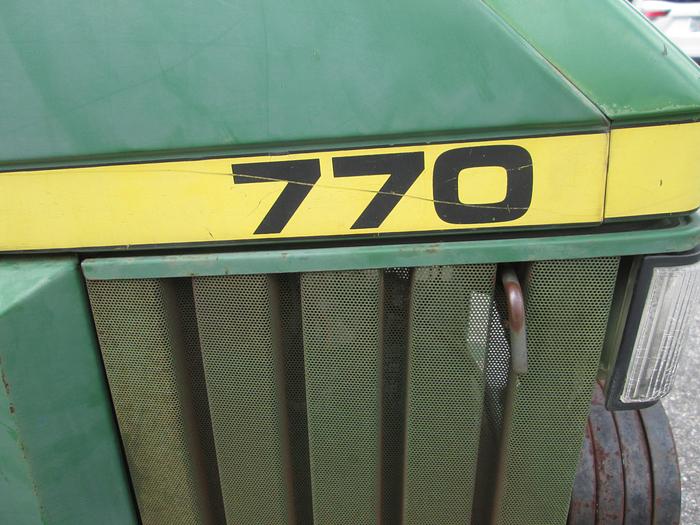 Used John Deere 770 2 Wheel Drive Tractor With 4' Mower