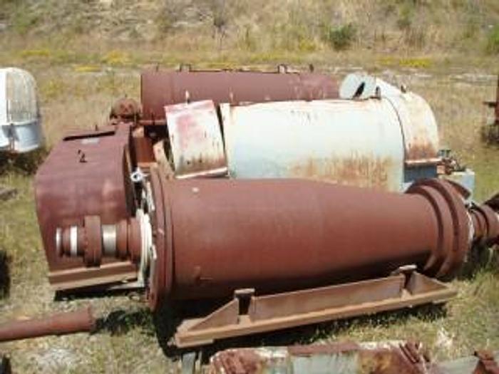 Used Centrifuge, Decanter, Bird, 24" X 72", 75 HP, C/st, C190610 #C190610