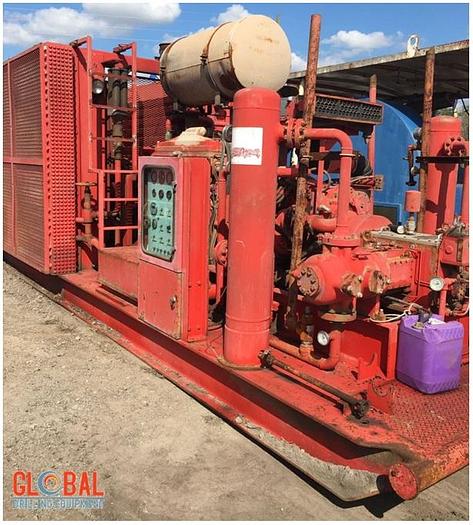 Used Item 0598 : Sullair 1350CFM / 350PSI Air Compressor & Ariel JGA-2 2-Stage Booster Combination