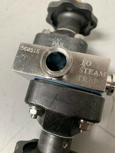 Used ITT Pure-Flo .75-316L-RA20MAX Diaphragm Valve, 2 Valves w/ 3/4" Sanitary Fitting
