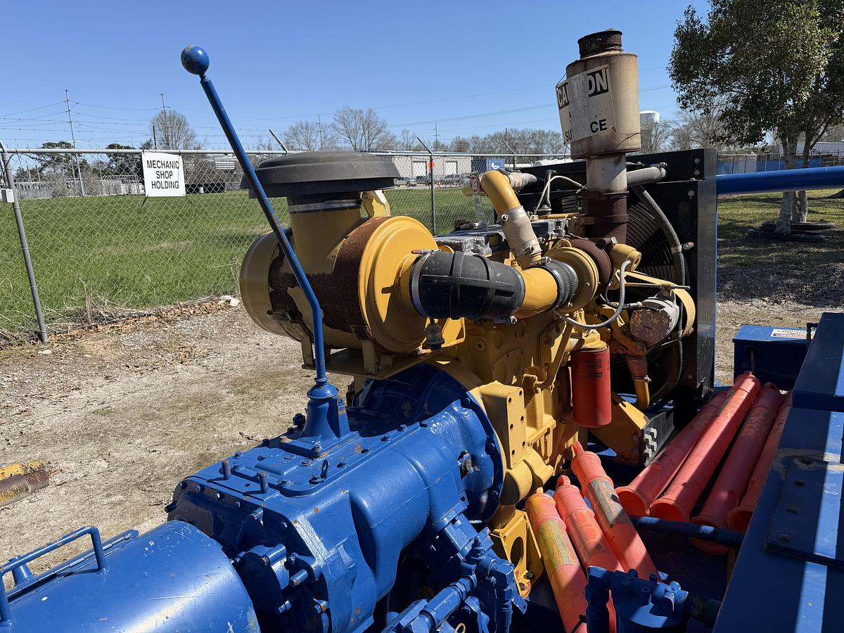 Used 2013 NOV JWS-340 Reverse Triplex Pump Skid Unit for Sale