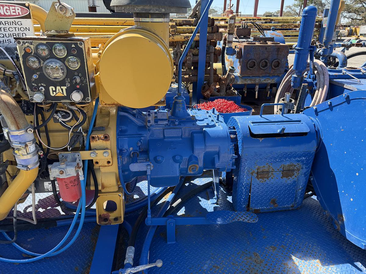 Used 2013 NOV JWS-340 Reverse Triplex Pump Skid Unit for Sale