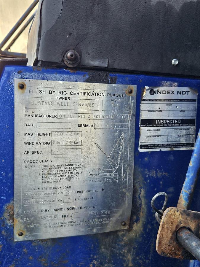 Used 2012 Western Star 4900 Flushby Rig