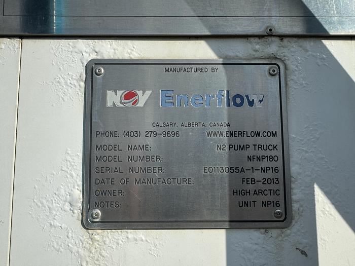 Used 2013 NOV 180K Nitrogen Pumper