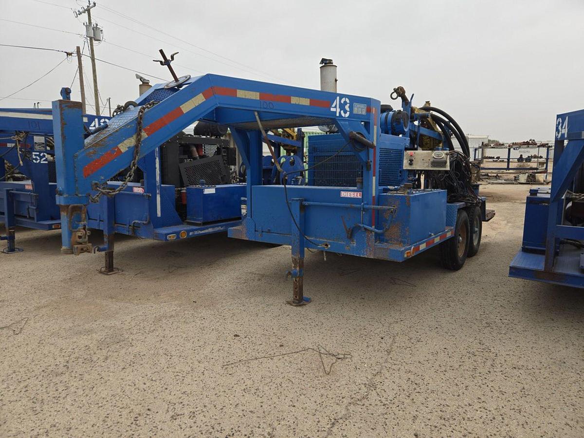 Used 2011 Trailer Mounted 85 Ton Logan S2.5 Power Swivel for Sale