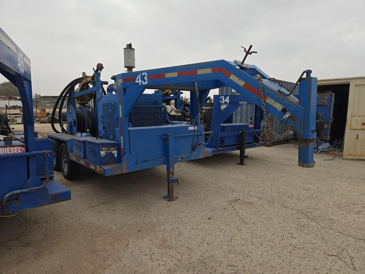 Used 2011 Trailer Mounted 85 Ton Logan S2.5 Power Swivel for Sale