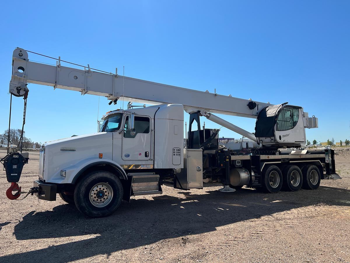 Used 2013 Kenworth T800 - MANITEX 5096S Boom Truck Crane for Sale