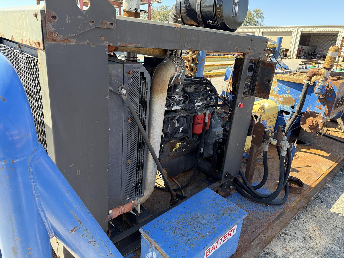 Used 2013 NOV JWS-340 Reverse Triplex Pump Skid Unit for Sale