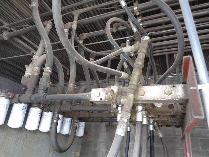 Used Detroit 60 Series Diesel skid w/600 gal. Hyd.tank