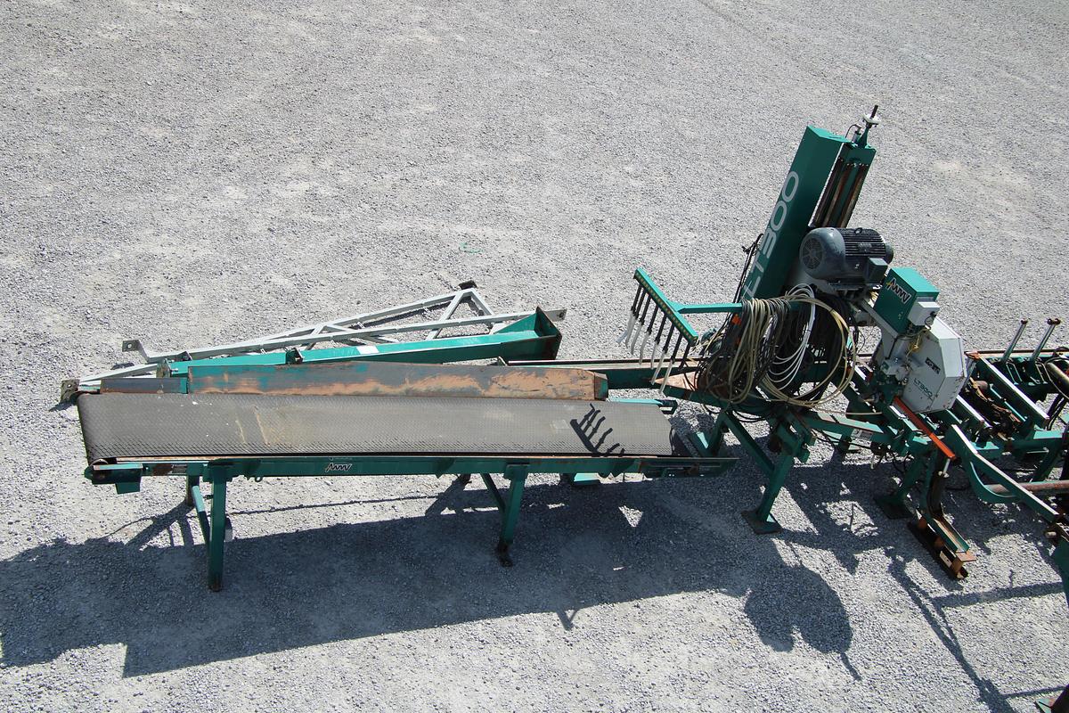 Used LT300 Wood-Mizer Thin Kerf Head Rig w/Cab & Conveyor