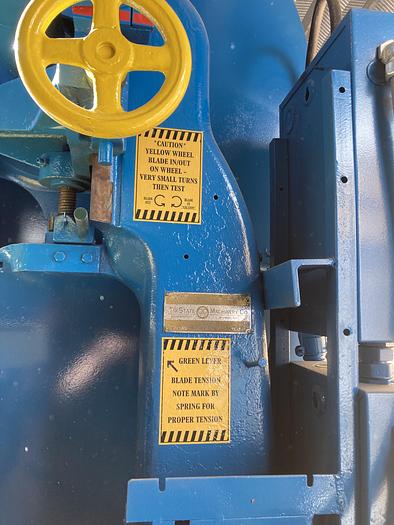 Refurbished 1957 Tri State Machinery T 36 Tilt Band Resaw