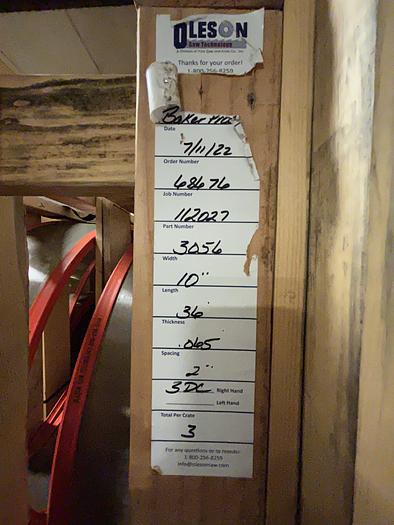 Oleson 10" double cut band blades #20167