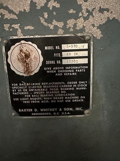 Used 1965 Newman S-970 Planer #20287