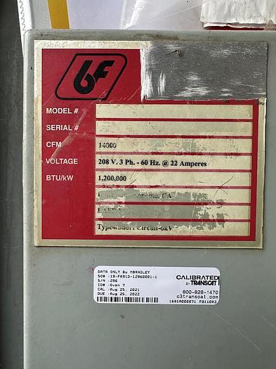 Used Baker Furnace Inc (grey)