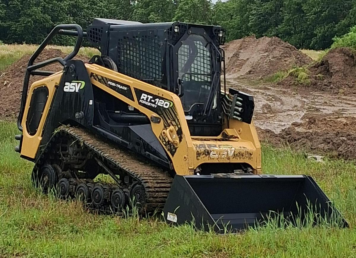 Used ASV posi-track RT-120F skidsteer