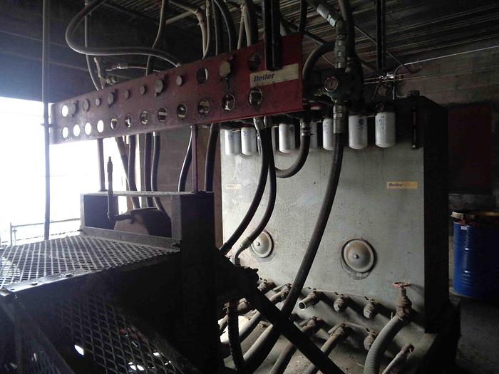 Used Detroit 60 Series Diesel skid w/600 gal. Hyd.tank