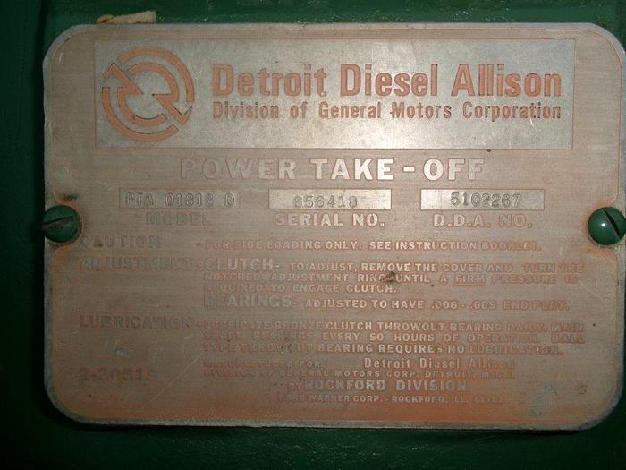 Used 8V92 Detroit Power Unit