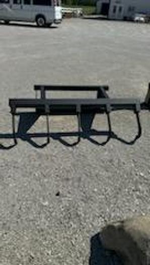 Skid steer attachments walk thru Forks & a ripper & MORE