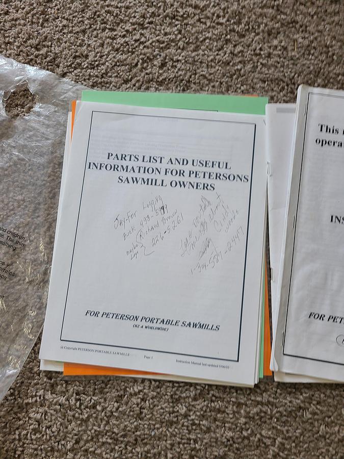 Used Peterson Portable sawmill