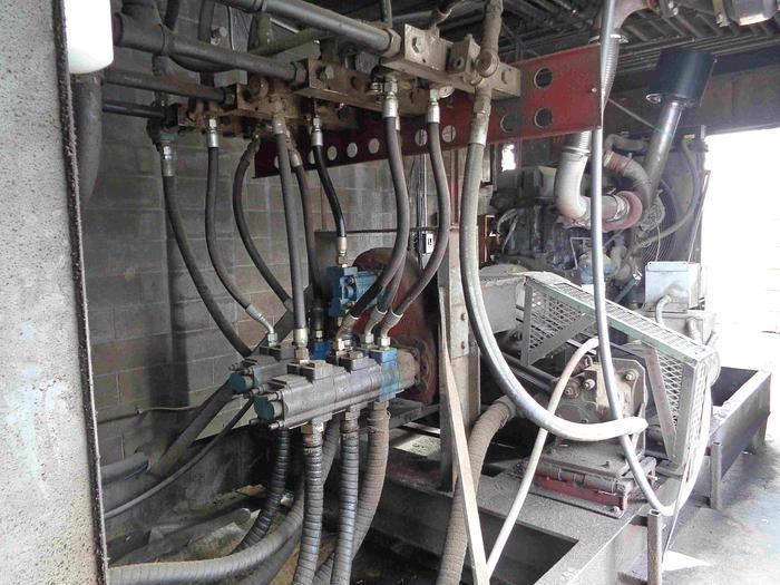 Used Detroit 60 Series Diesel skid w/600 gal. Hyd.tank