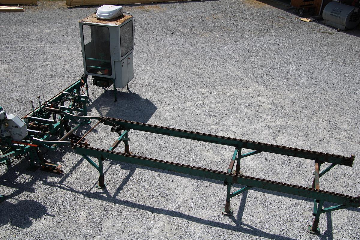 Used LT300 Wood-Mizer Thin Kerf Head Rig w/Cab & Conveyor