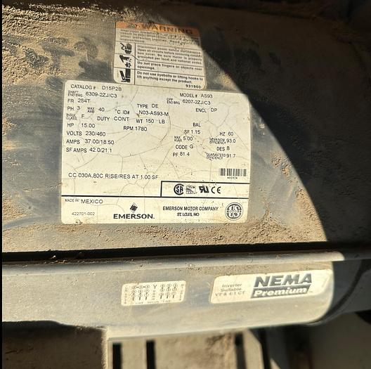 Used Ingersoll Rand Industrial Technologies #7172 Air Compressor #20345