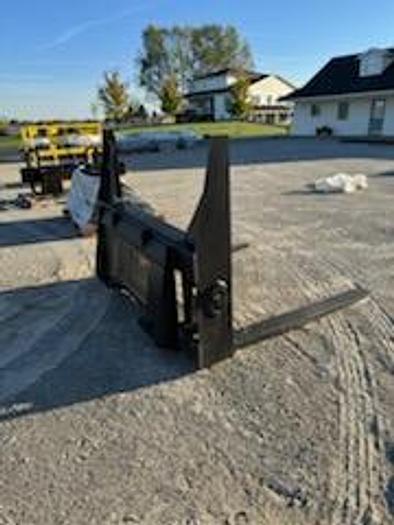 Skid steer attachments walk thru Forks & a ripper & MORE