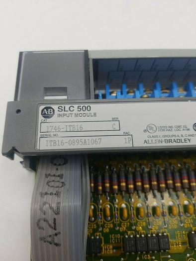 Used Allen Bradley 1746-ITB16 Ser C SLC 500 Input Module