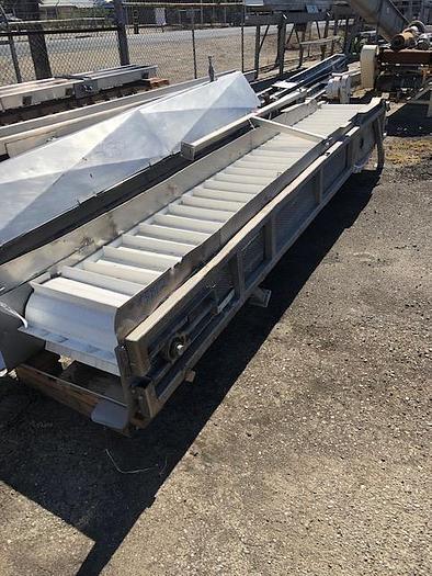 Used Intralox Flighted Belt Elevator