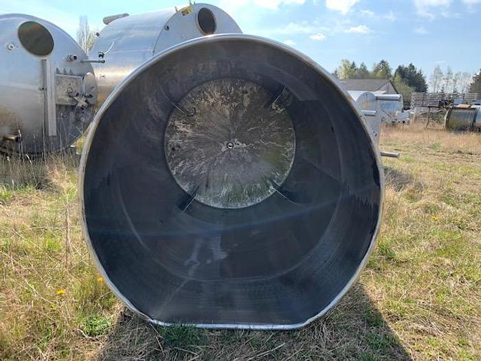 Used Rustfri åben tank 2.500 liter