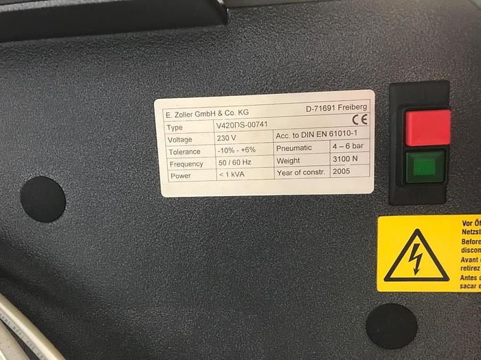 Gebraucht 2005 Zoller V 420DS Smartcheck