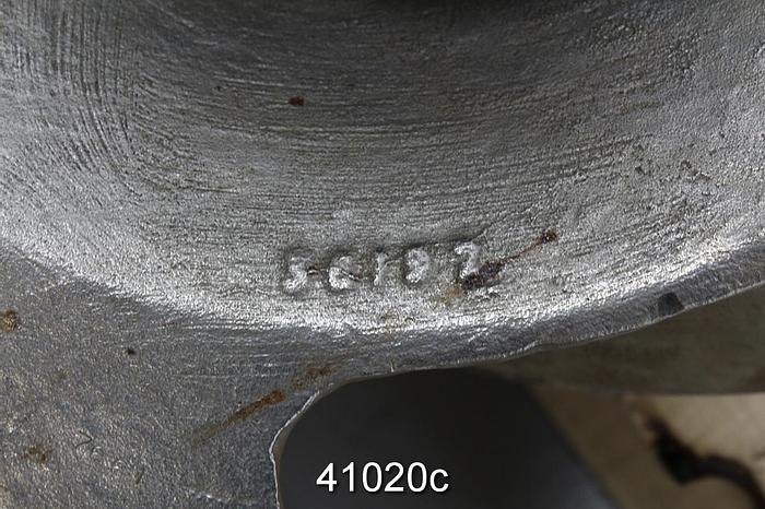 Used Goulds 3175 8x10x22 4-Vane Impeller #41020