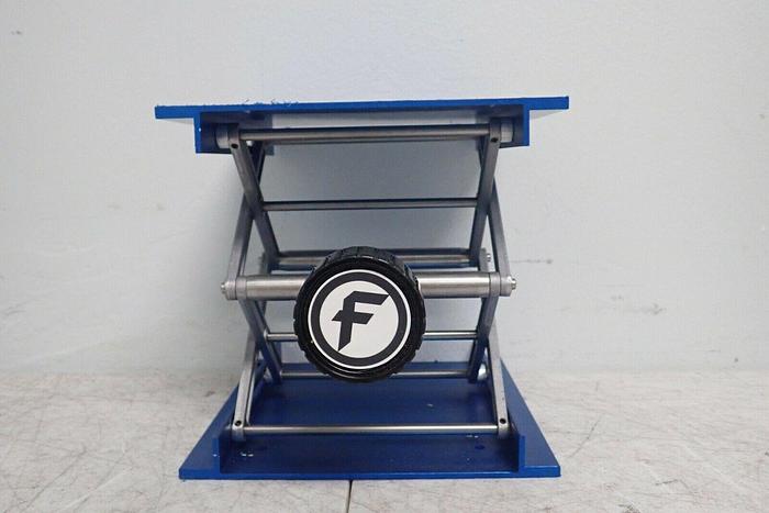 Used Fisher Scientific Lab Jack, 79lb capacity, 20cm x 20cm (8" x 8")