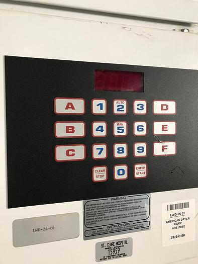 Used ADC 170LB STEAM DRYER