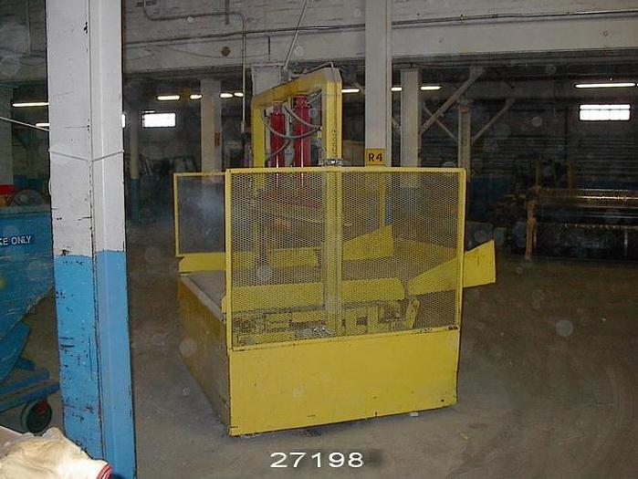 Used Howies Welding  Roll Splitter, 64" Wide X 15 3/4" Diamter. Overall Dims 90" H X 96" W X 80" Deep #27198