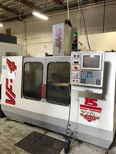 Used 1996 HAAS VF-4 5-Axis CNC Vertical Machining Center