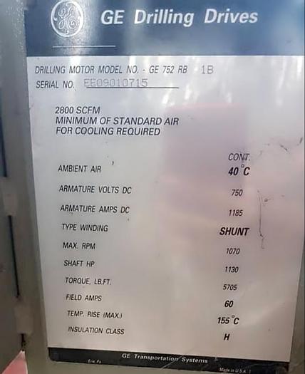 General Electrical GE752 New drilling motors Shunt