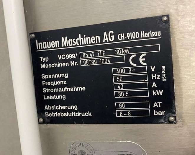 Used VC999 AUTOMATIC VACUUM PACKING SYSTEM