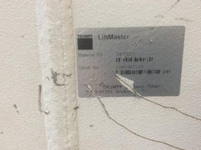 Used 2012 Trumpf Trulaser 3040