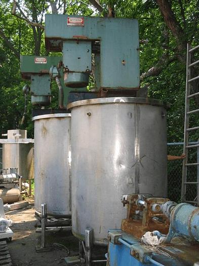 Used 20 HP MYERS HIGH SPEED DISPERSER S/S – XP – ON 500 GAL. TANK