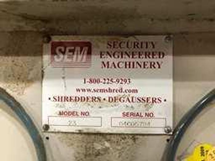 Used SEM Model 23 Disintegrator