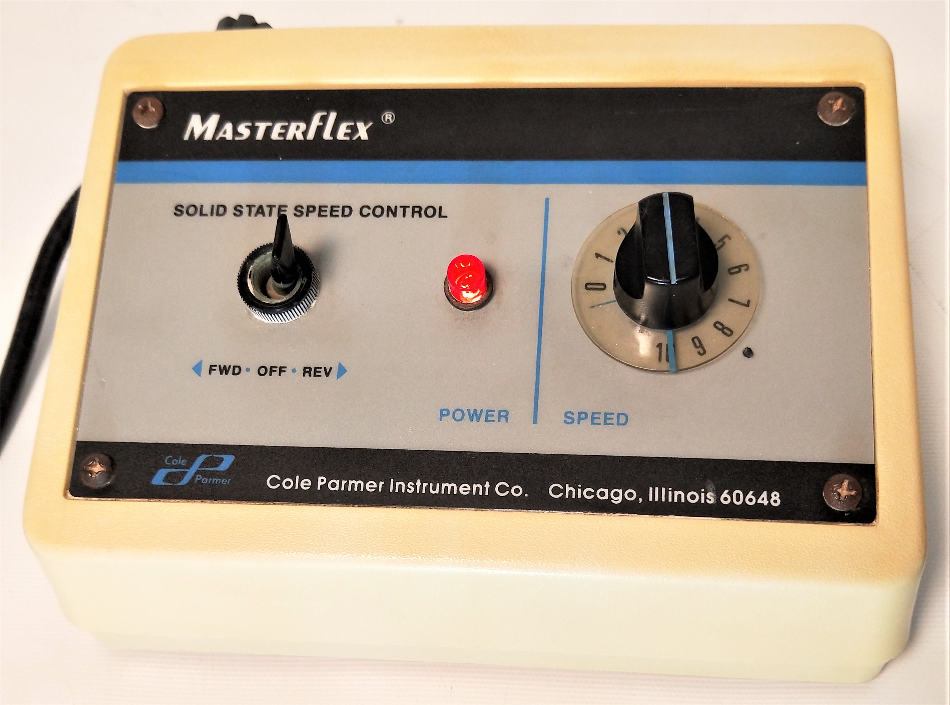 Used Cole-Parmer Masterflex 7553-20 Pump Drive with Solid State Speed Control (6-600rpm)